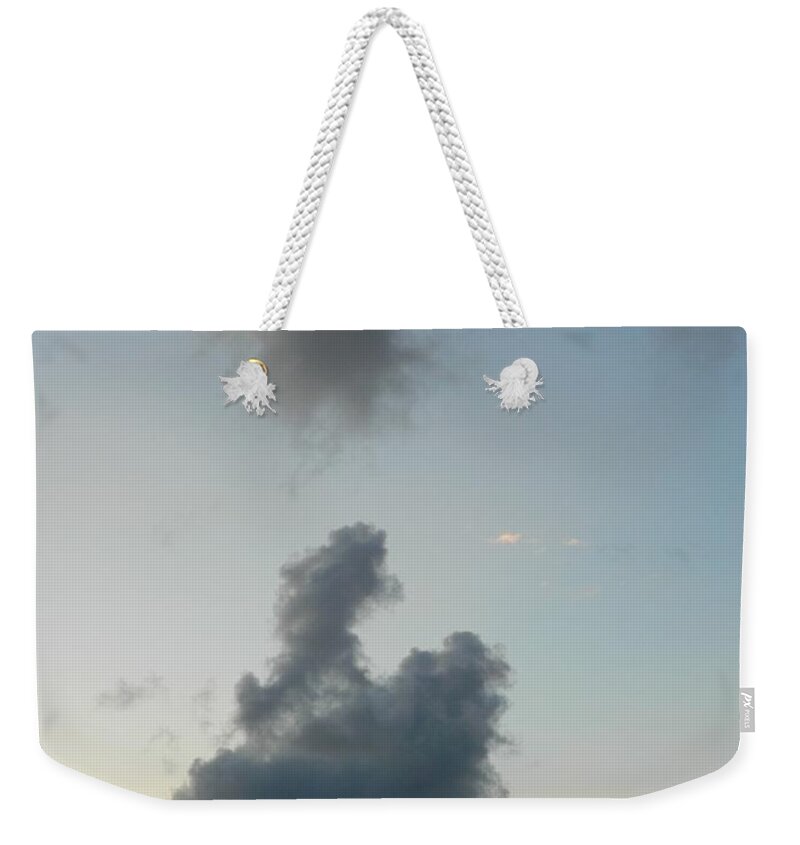 Nature Weekender Tote Bag featuring the photograph Two Clouds by Gallery Of Hope 