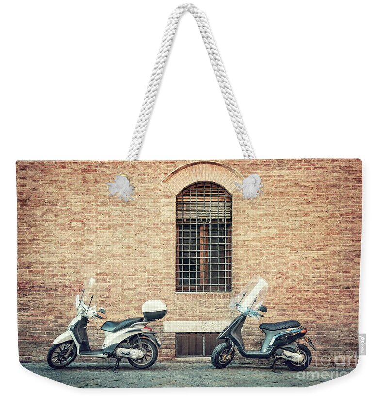 Kremsdorf Weekender Tote Bag featuring the photograph Two For The Road by Evelina Kremsdorf