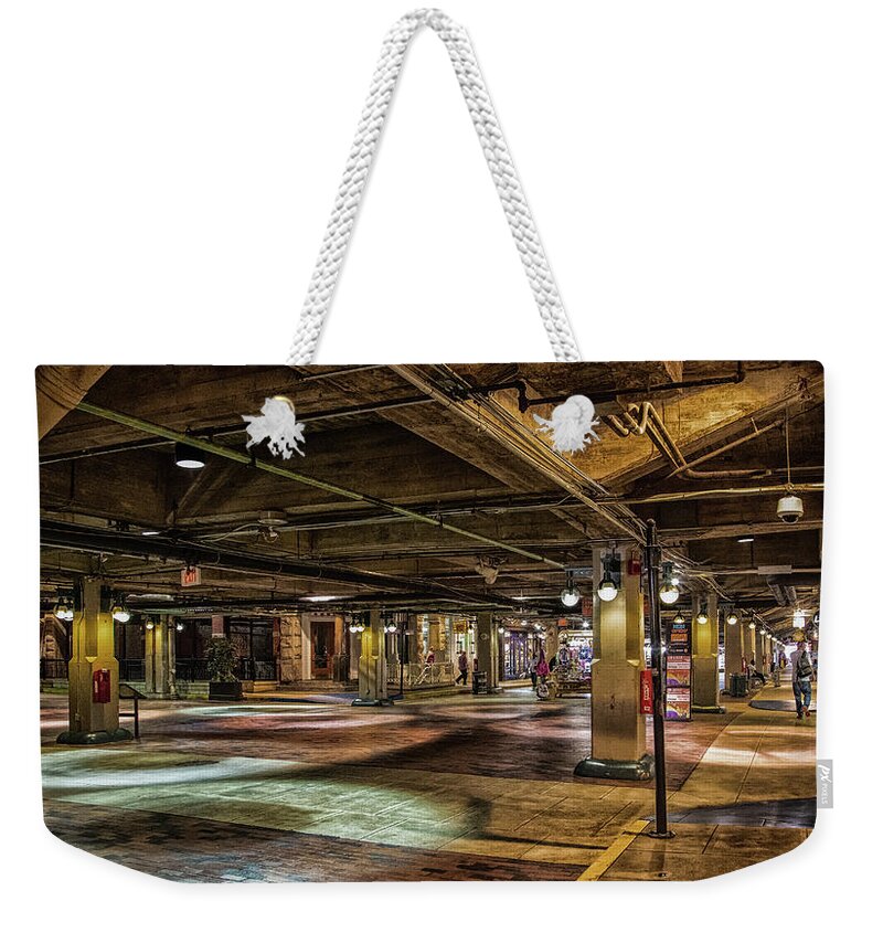 Atlanta Weekender Tote Bag featuring the photograph Underground Atlanta by Darryl Brooks