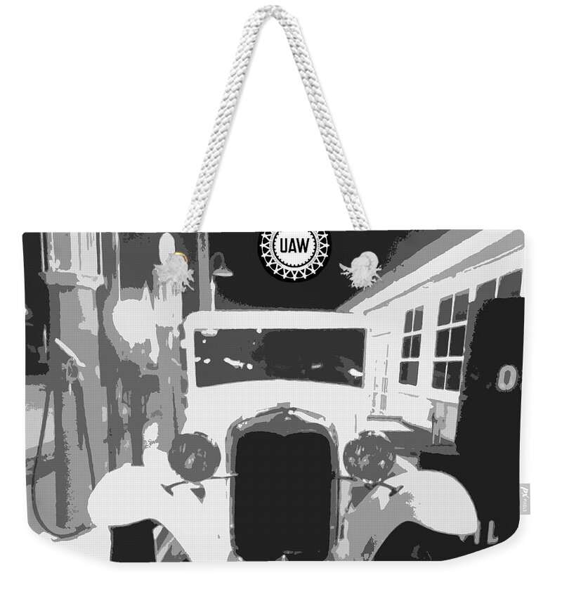 Union Weekender Tote Bag featuring the photograph Union Made by Barbie Corbett-Newmin