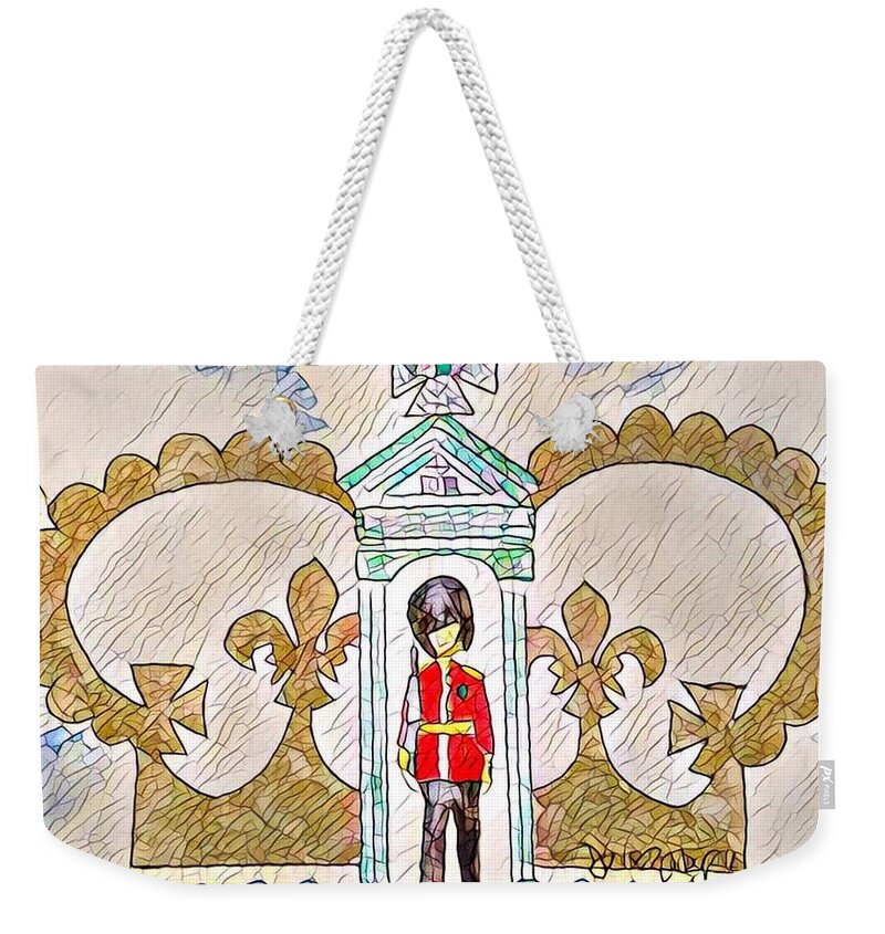 Great Britain Weekender Tote Bag featuring the painting Unity - 3rd in the Series by Denise Railey