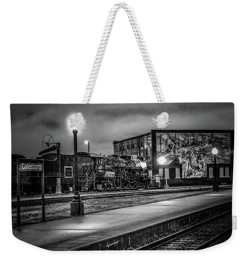  Weekender Tote Bag featuring the photograph Untitled- Galesburg by Tony HUTSON