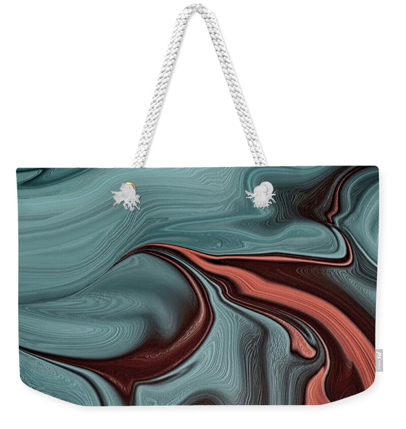 Abstract Feelings Weekender Tote Bag featuring the digital art Untitled by Leo Symon