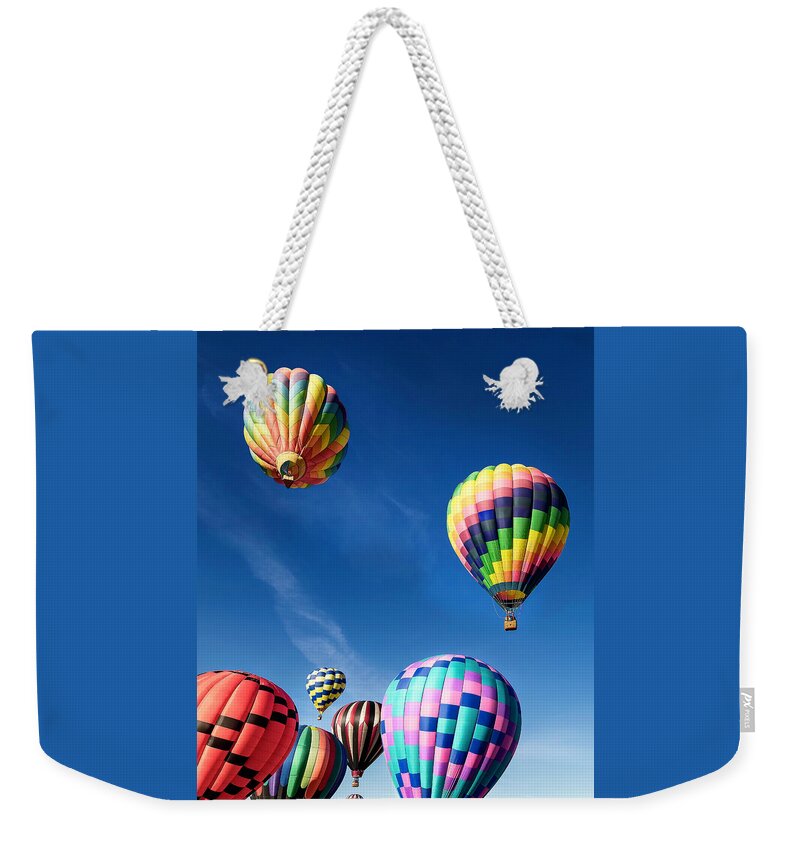 2018 Weekender Tote Bag featuring the photograph Up in a Hot Air Balloon 2 by James Sage