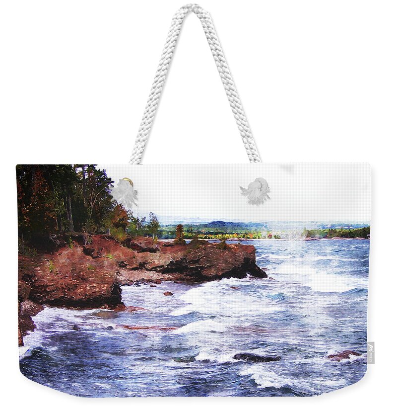 Marquette Weekender Tote Bag featuring the photograph Upper Peninsula Landscape by Phil Perkins
