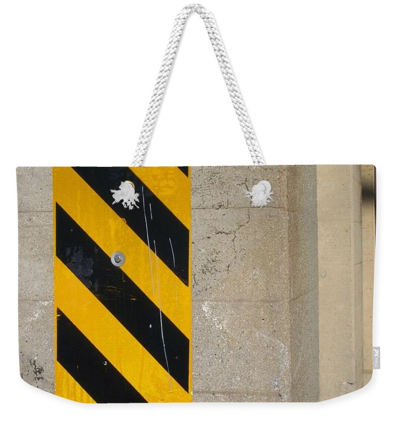 Signs Weekender Tote Bag featuring the photograph Urban signs 1 by Anita Burgermeister
