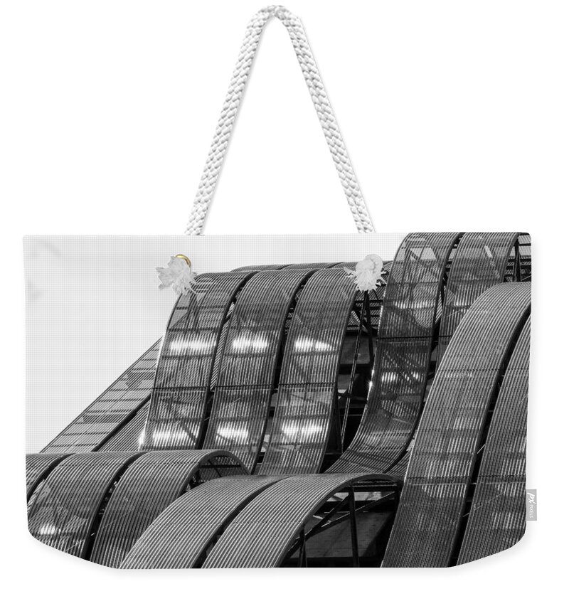 Architecture Weekender Tote Bag featuring the photograph Urban Waves by Rand Ningali
