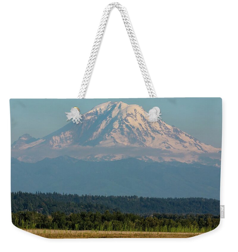 Mount Rainier Weekender Tote Bag featuring the photograph Valley Views of Mount Rainier by Matt McDonald