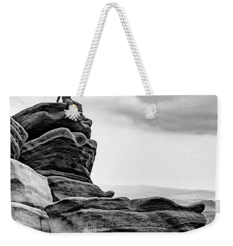 Landscape Weekender Tote Bag featuring the photograph Vantage Point by Nick Bywater