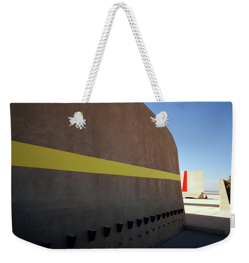 Surreal Weekender Tote Bag featuring the photograph Varini And Le Corbusier by Shaun Higson