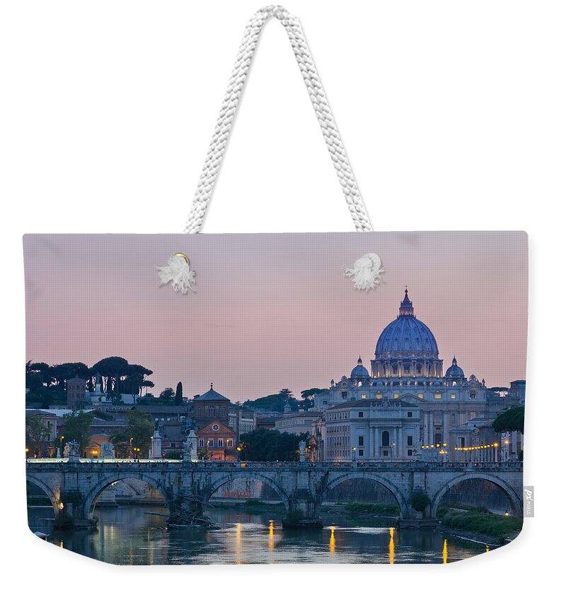 Vatican Weekender Tote Bag featuring the photograph Vatican City at Sunset by Pablo Lopez