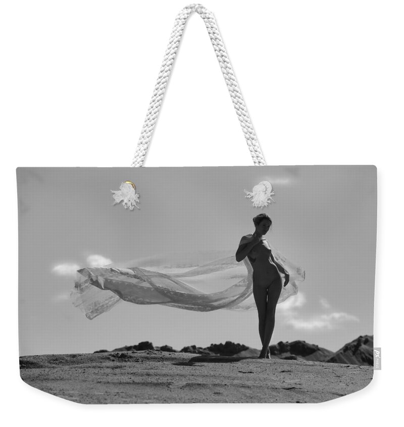 Russian Artists New Wave Weekender Tote Bag featuring the photograph Veiled With Sun and Wind by Vitaly Vakhrushev