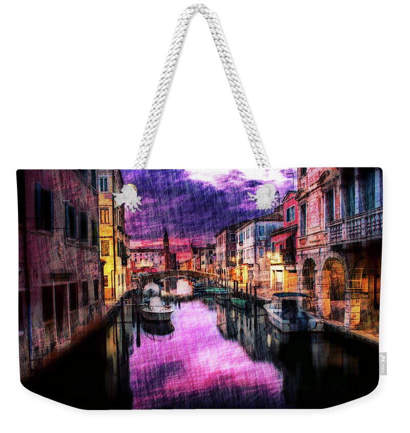 Italy Weekender Tote Bag featuring the photograph Venice Italy One by Phil Perkins