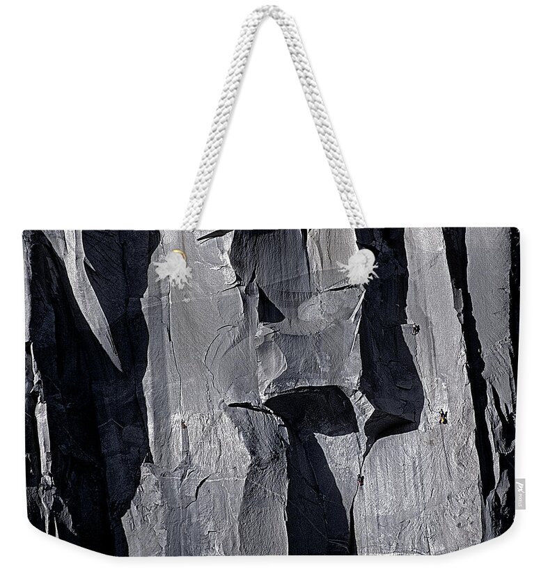 The Walkers Weekender Tote Bag featuring the photograph Vertical Trails by The Walkers