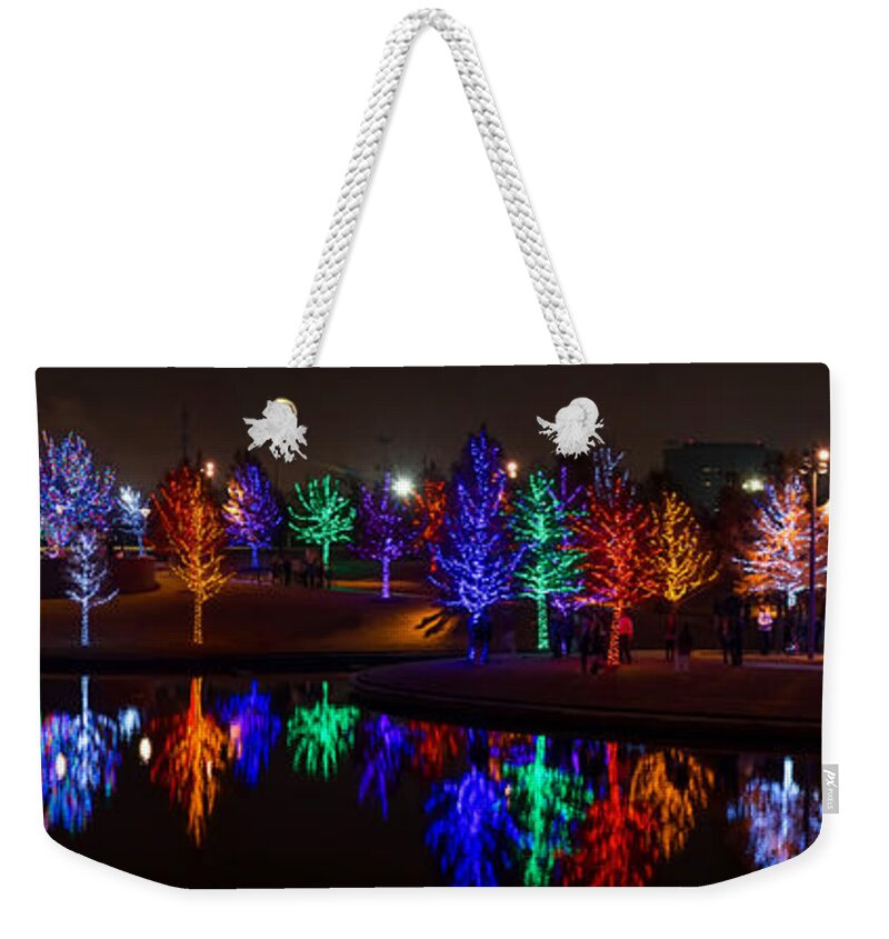 Panorama Weekender Tote Bag featuring the photograph Vetruvian Christmas Panorama by Joe Ownbey