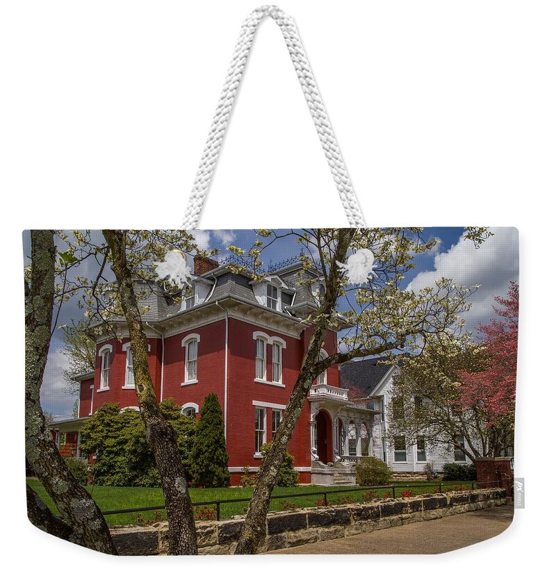 Small Town Weekender Tote Bag featuring the photograph Victorian Spring by Kevin Craft