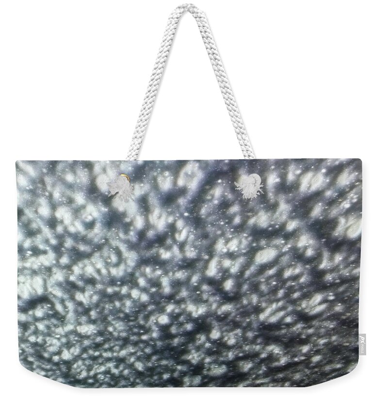 Cloud Weekender Tote Bag featuring the photograph View 4 by Margaret Denny