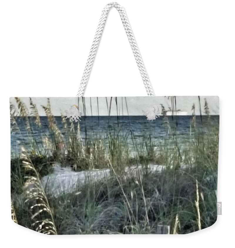 Digitally Enhanced Image. This Is My Dream View Of A Place I Love. Weekender Tote Bag featuring the photograph Viewpoint Mine by Rachel Hannah