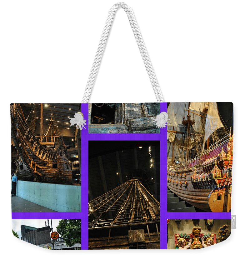 Sweden Weekender Tote Bag featuring the photograph Viking Ship Museum - Stockholm by Jacqueline M Lewis