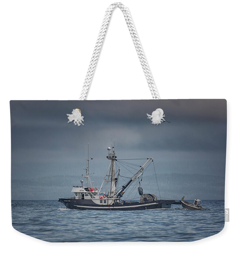Viking Tide Weekender Tote Bag featuring the photograph Viking Tide by Randy Hall