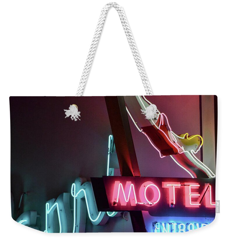 Hotel Weekender Tote Bag featuring the photograph Villa Capri by Amanda Rimmer