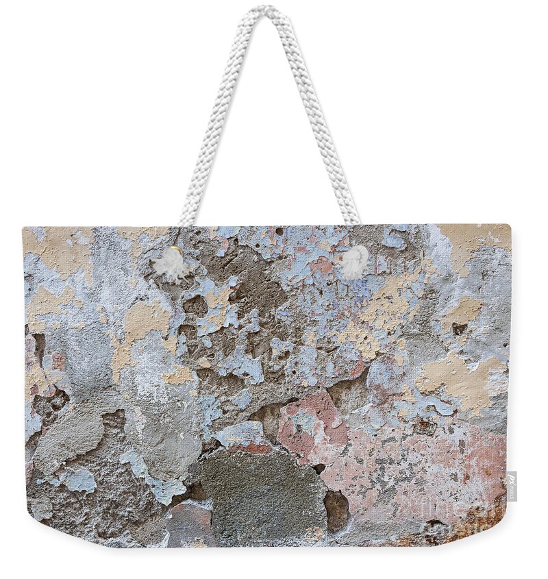 Wall Weekender Tote Bag featuring the photograph Vintage abstract II by Elena Elisseeva