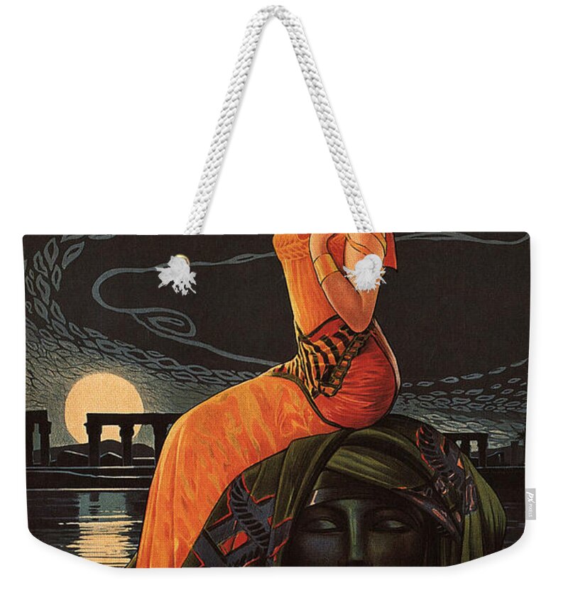 Cigarettes Weekender Tote Bag featuring the photograph Vintage Cigarette Ad 1924 by Andrew Fare