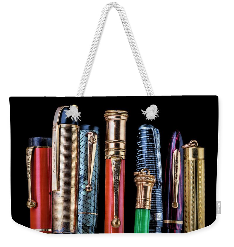 Ballpoint Pen Weekender Tote Bags