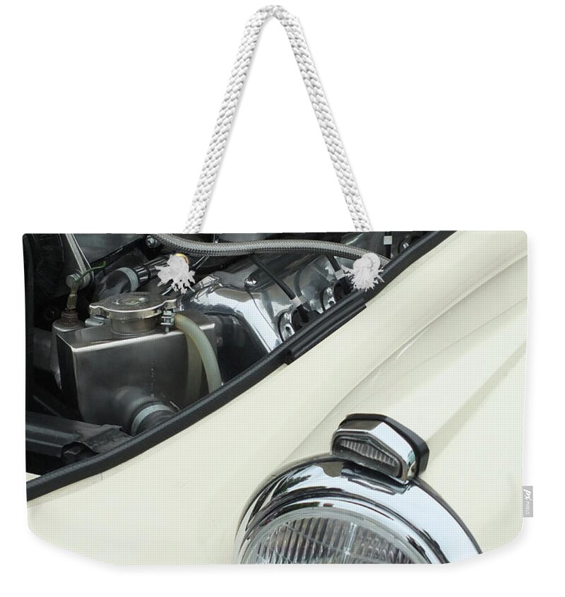 Engine Weekender Tote Bag featuring the photograph Vintage Power by Philip Openshaw