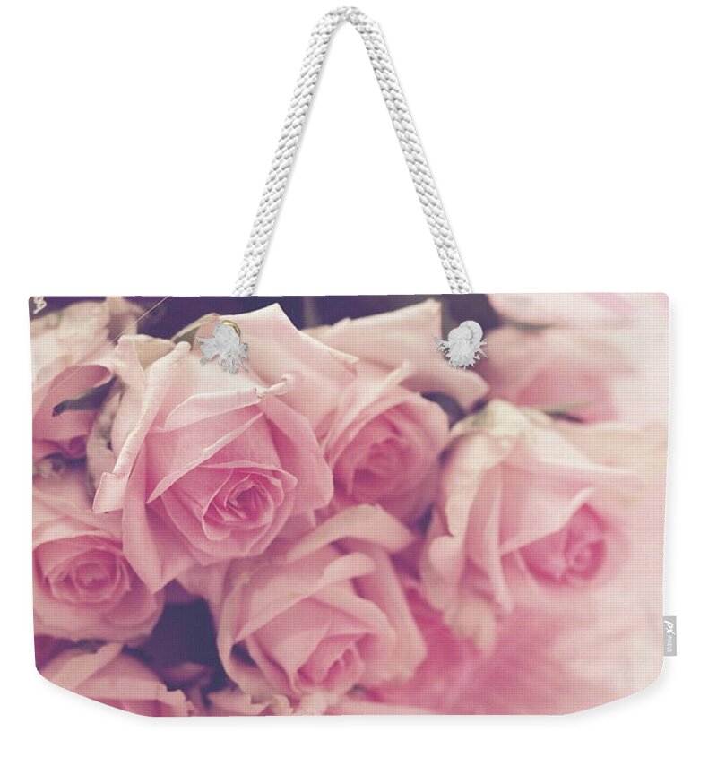 Rose Weekender Tote Bag featuring the photograph Vintage Sweetness by Yuka Kato