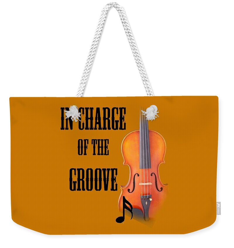 Violin Viola In Charge Of The Groove; Violin Viola; Orchestra; Band; Jazz; Violin Viola Musician; Instrument; Fine Art Prints; Photograph; Wall Art; Business Art; Picture; Play; Student; M K Miller; Mac Miller; Mac K Miller Iii; Tyler; Texas; T-shirts; Tote Bags; Duvet Covers; Throw Pillows; Shower Curtains; Art Prints; Framed Prints; Canvas Prints; Acrylic Prints; Metal Prints; Greeting Cards; T Shirts; Tshirts Weekender Tote Bag featuring the photograph Violin Violas In Charge of the Groove 5540.02 by M K Miller