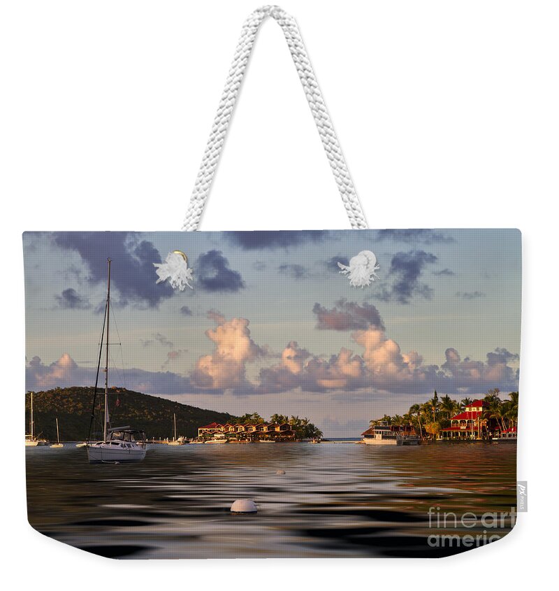 Sunset Weekender Tote Bag featuring the photograph Virgin Gorda by Louise Heusinkveld