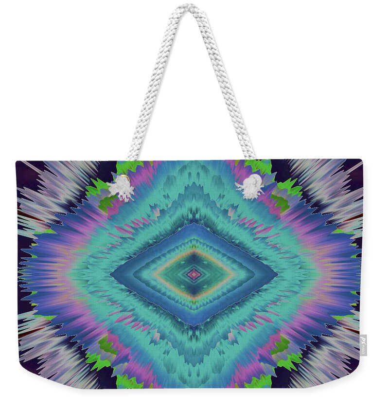 Abstract Weekender Tote Bag featuring the photograph Exponential Flare 2 by Colleen Taylor