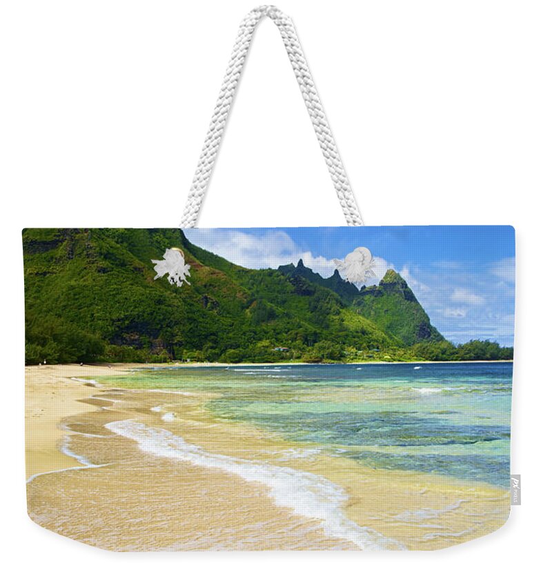Amazing Weekender Tote Bag featuring the photograph Vivid Tunnels Beach by Kicka Witte