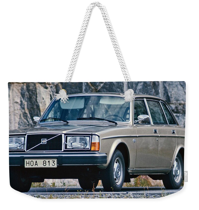 Volvo 260 Series Weekender Tote Bag featuring the photograph Volvo 260 Series by Jackie Russo