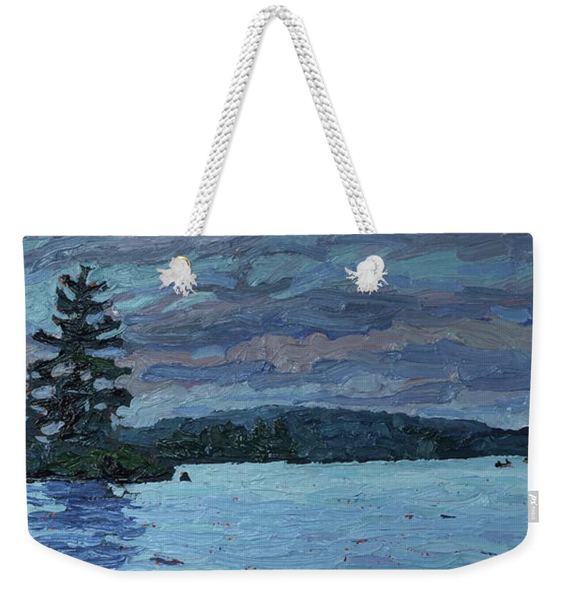 1789 Weekender Tote Bag featuring the painting Voyageur Highway by Phil Chadwick