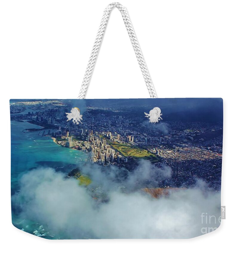 Hawaii Weekender Tote Bag featuring the photograph Waikiki in Morning Light by Craig Wood