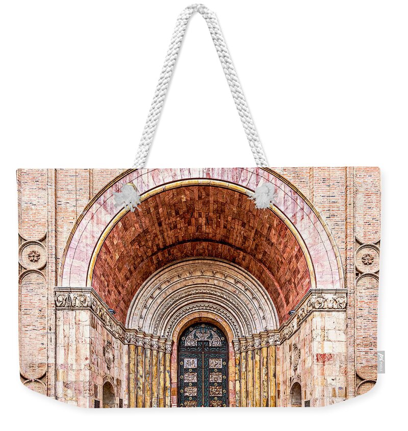Arch Weekender Tote Bag featuring the photograph Waiting by Maria Coulson