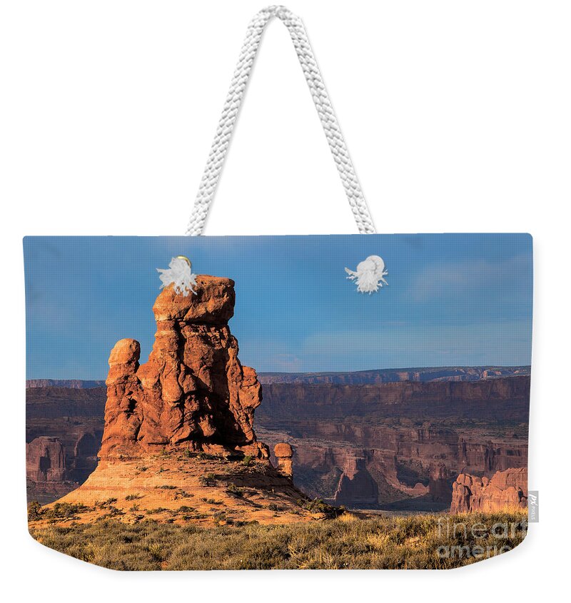 Utah Weekender Tote Bag featuring the photograph Wake Up Call by Jim Garrison