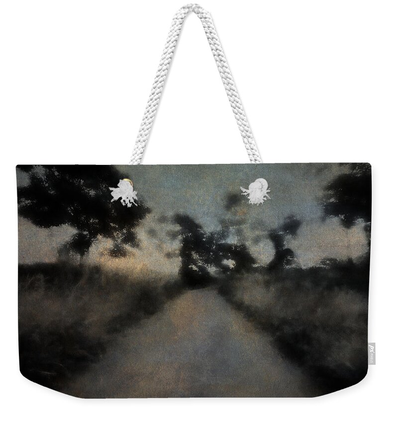 Experimental Weekender Tote Bag featuring the photograph Walking Towards the Unknown by Kate Hannon