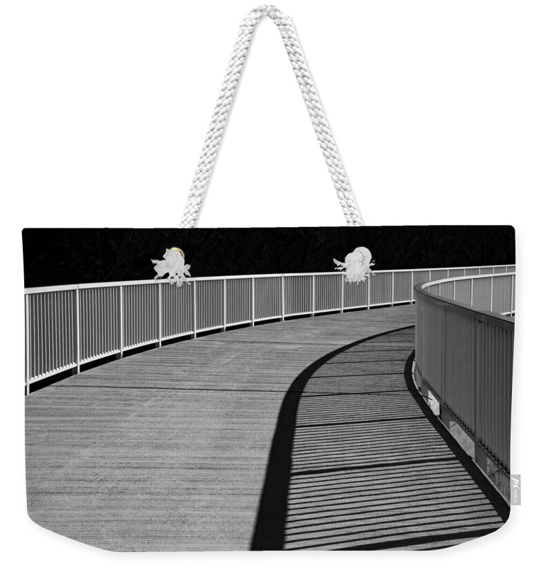 Walkway Weekender Tote Bag featuring the photograph Walkway by Chevy Fleet