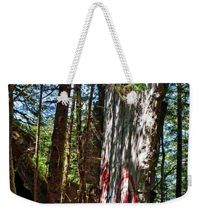 Abandoned Weekender Tote Bag featuring the photograph Walls Come Crumbling Down by Cathy Mahnke