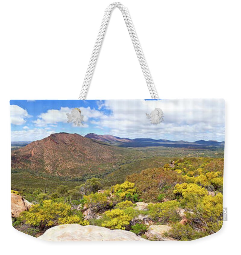 Wangara Hill Flinders Ranges South Australia Outback Australian Landscape Landscapes Weekender Tote Bag featuring the photograph Wangara Hill Flinders Ranges South Australia by Bill Robinson