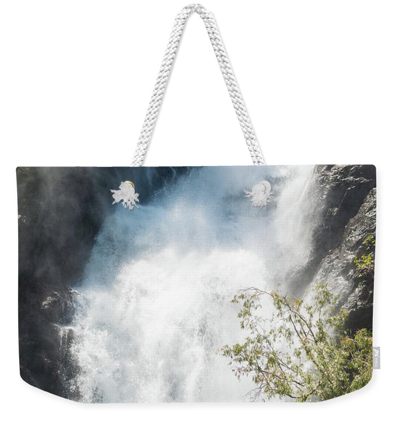 2017 Weekender Tote Bag featuring the photograph Wangi Falls during wet season by Andrew Michael