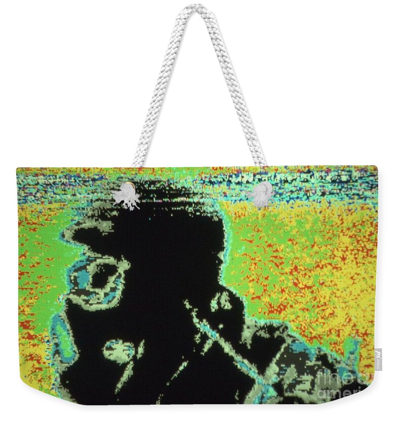 Iraq Weekender Tote Bag featuring the digital art War Image Dark by George D Gordon III