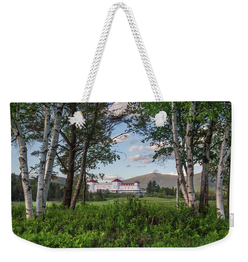 Washington Weekender Tote Bag featuring the photograph Washington Through the Birches by White Mountain Images