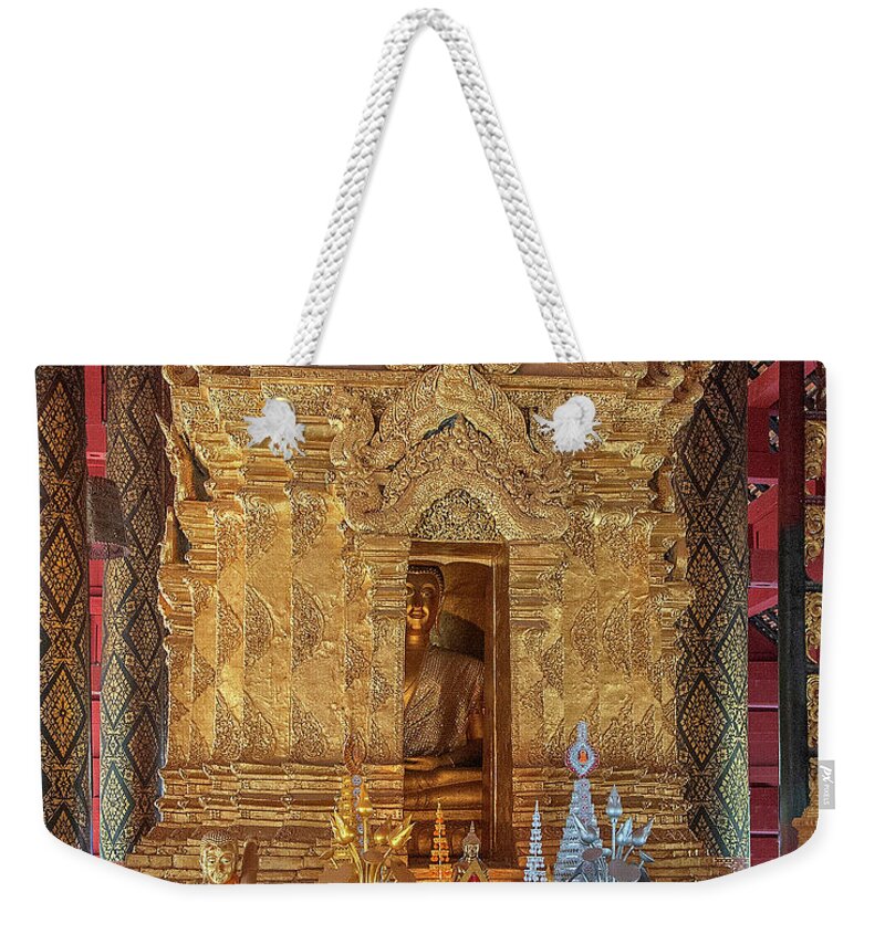 Scenic Weekender Tote Bag featuring the photograph Wat Phra That Lampang Luang Phra Wihan Luang Phra Chao Lang Thong DTHLA0041 by Gerry Gantt