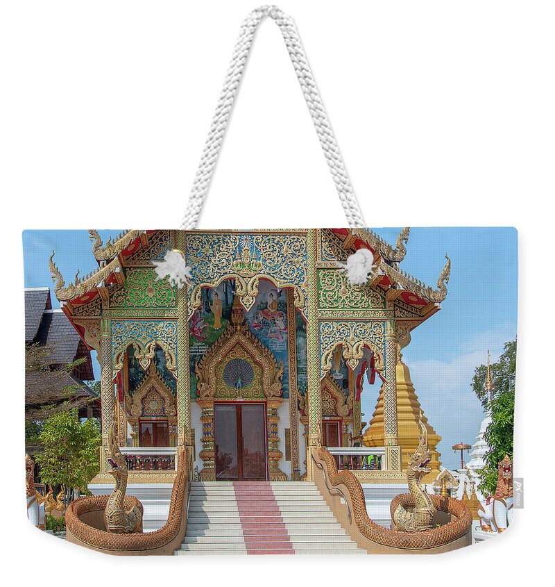 Scenic Weekender Tote Bag featuring the photograph Wat San Pu Loei Phra Wihan Entrance DTHCM2261 by Gerry Gantt