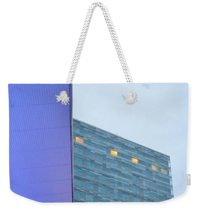 Building Weekender Tote Bag featuring the photograph Watch out by Rosita Larsson
