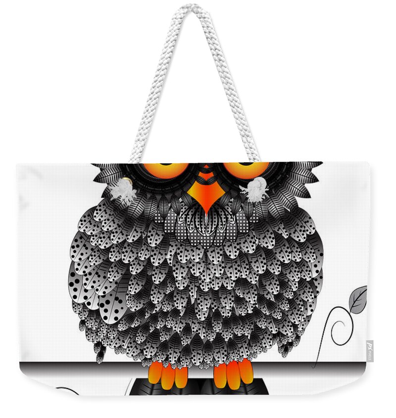 Painting Weekender Tote Bag featuring the digital art Watching You by Isabel Salvador